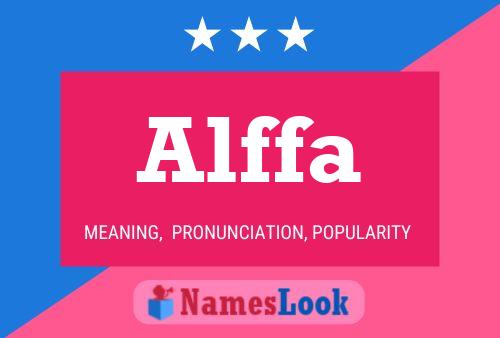 ملصق اسم Alffa