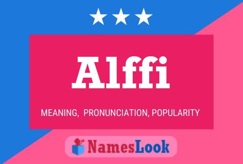 ملصق اسم Alffi