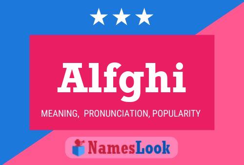 ملصق اسم Alfghi