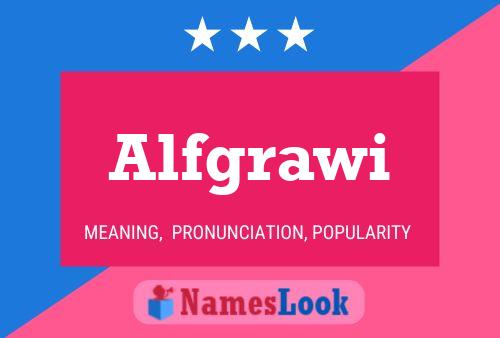 ملصق اسم Alfgrawi