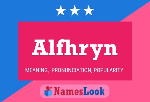 ملصق اسم Alfhryn