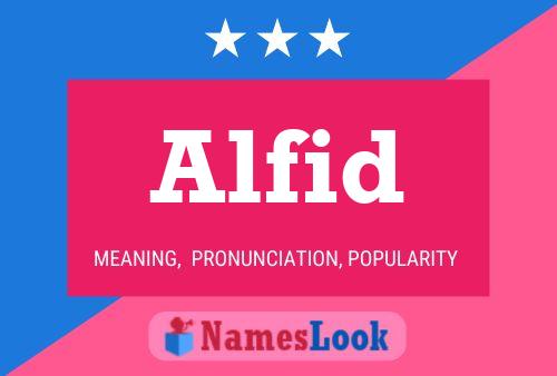 ملصق اسم Alfid