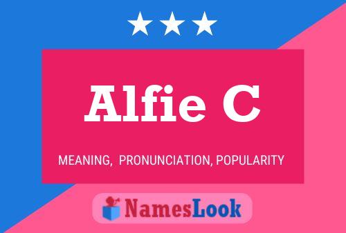 ملصق اسم Alfie C