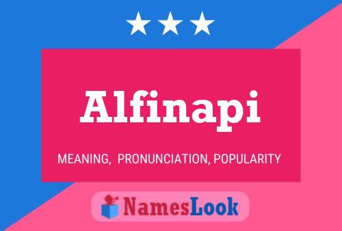 ملصق اسم Alfinapi