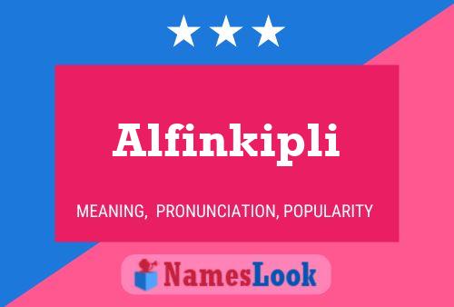 ملصق اسم Alfinkipli