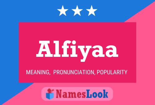 ملصق اسم Alfiyaa