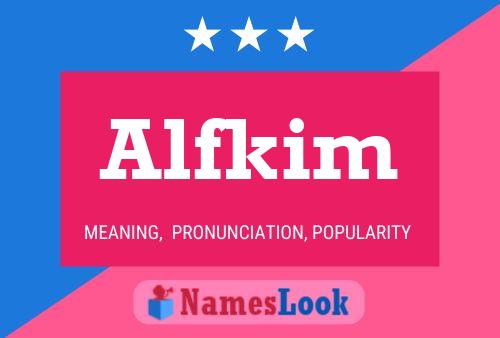 ملصق اسم Alfkim