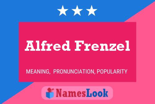 ملصق اسم Alfred Frenzel