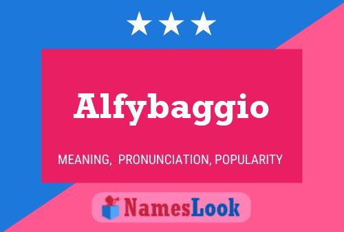 ملصق اسم Alfybaggio