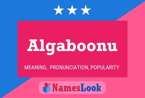 ملصق اسم Algaboonu