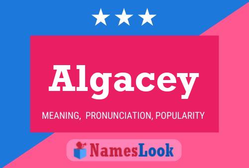 ملصق اسم Algacey