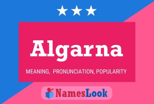 ملصق اسم Algarna