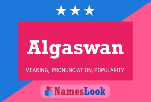 ملصق اسم Algaswan