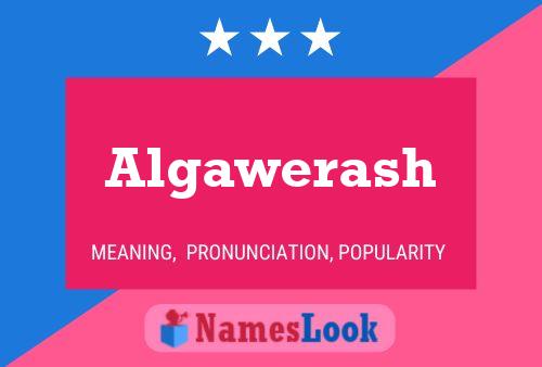 ملصق اسم Algawerash