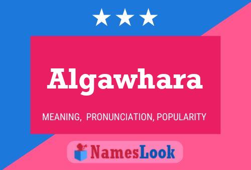 ملصق اسم Algawhara