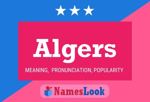 ملصق اسم Algers