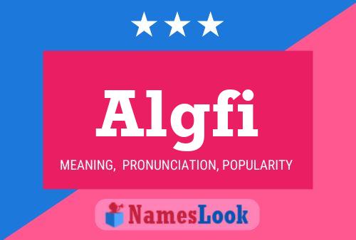 ملصق اسم Algfi