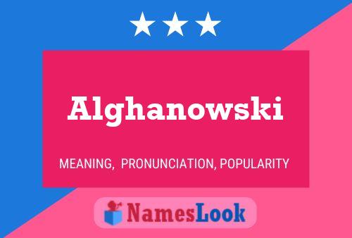 ملصق اسم Alghanowski