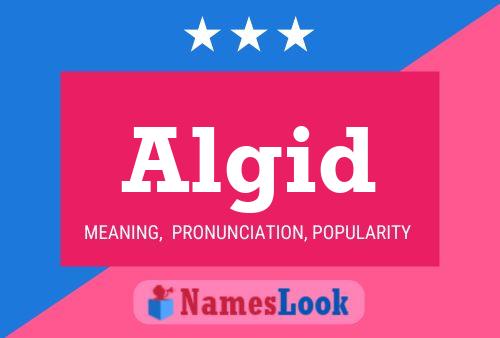 ملصق اسم Algid