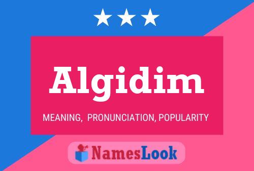 ملصق اسم Algidim