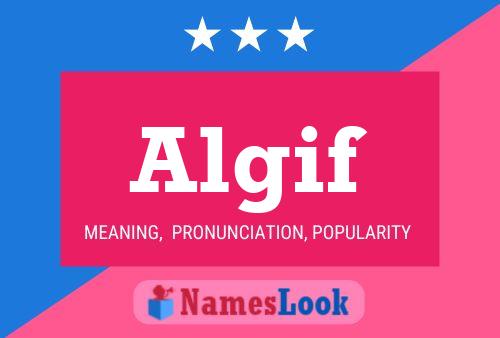 ملصق اسم Algif