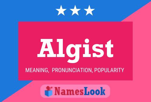 ملصق اسم Algist