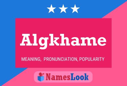 ملصق اسم Algkhame