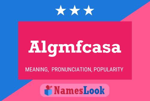 ملصق اسم Algmfcasa