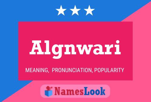 ملصق اسم Algnwari