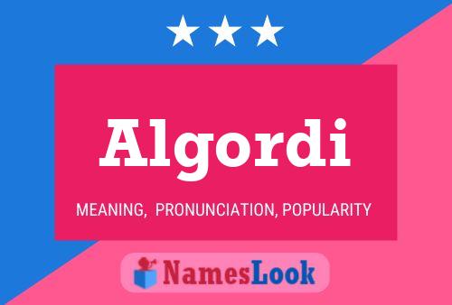 ملصق اسم Algordi