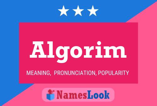 ملصق اسم Algorim