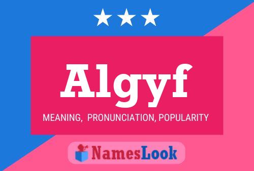 ملصق اسم Algyf