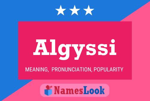 ملصق اسم Algyssi