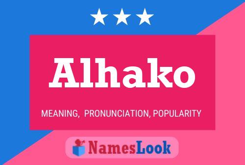 ملصق اسم Alhako