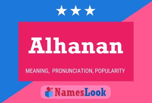 ملصق اسم Alhanan