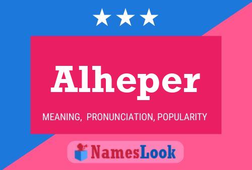 ملصق اسم Alheper