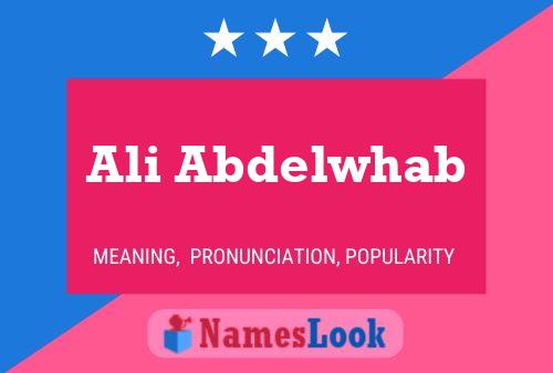 ملصق اسم Ali Abdelwhab