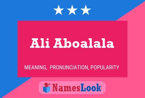 ملصق اسم Ali Aboalala