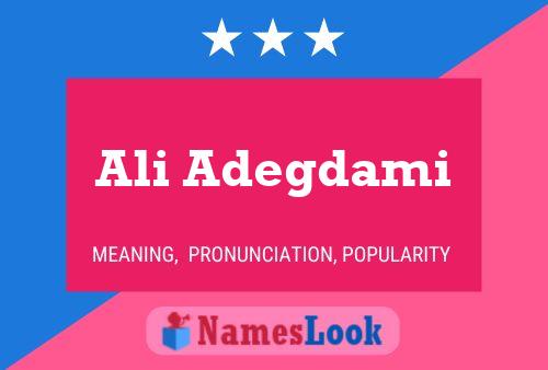 ملصق اسم Ali Adegdami