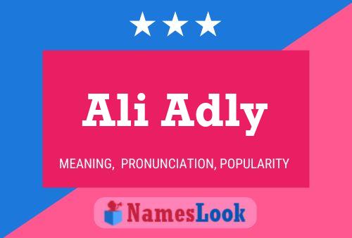 ملصق اسم Ali Adly