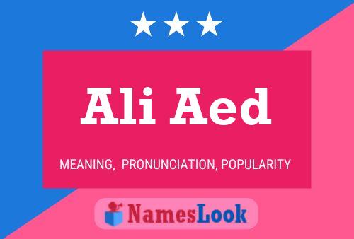 ملصق اسم Ali Aed