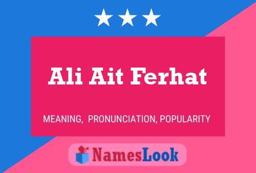 ملصق اسم Ali Ait Ferhat