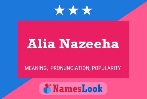 ملصق اسم Alia Nazeeha