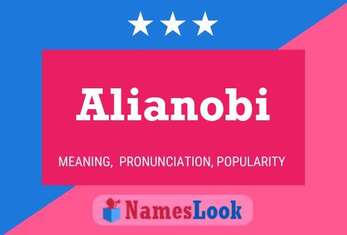 ملصق اسم Alianobi