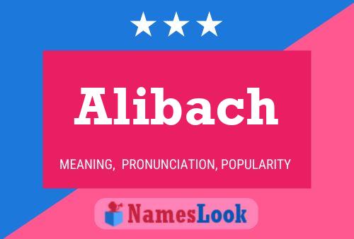 ملصق اسم Alibach