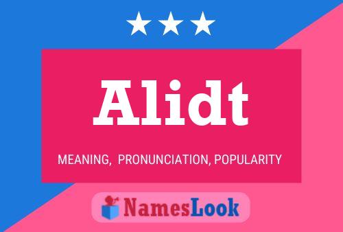 ملصق اسم Alidt