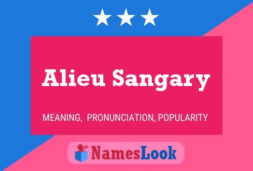 ملصق اسم Alieu Sangary