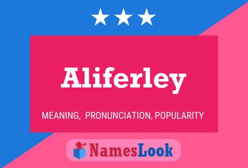 ملصق اسم Aliferley