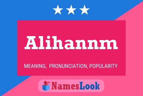 ملصق اسم Alihannm