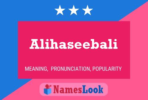 ملصق اسم Alihaseebali